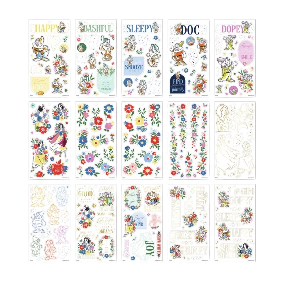 Happy Planner Disney Princess Snow White Value Pack Stickers